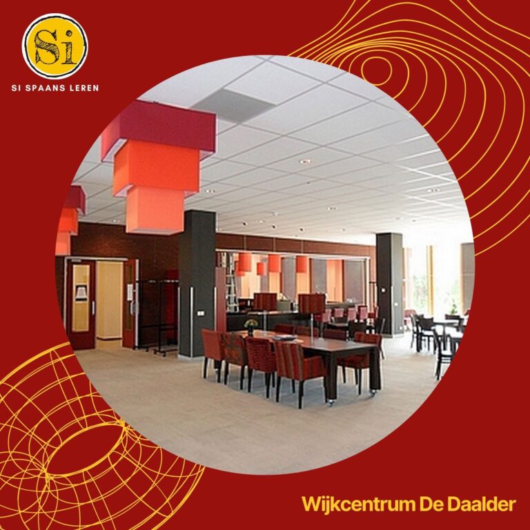 Het Wijkcentrum van Daalder in Daalmeer is de ideale plek om Spaans te leren terwijl je geniet van de voorzieningen en het gemak die de locatie biedt.